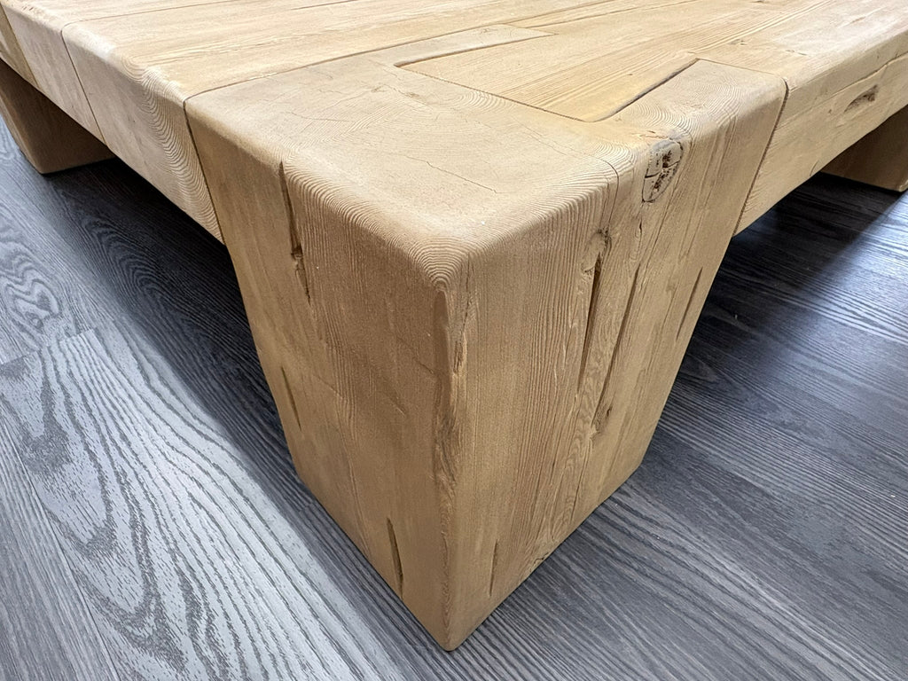 RH Restoration Hardware Reclaimed English Beam Coffee Table

Solid Reclaimed English Pine | Monumental 59" Scale | One-of-a-Kind Character