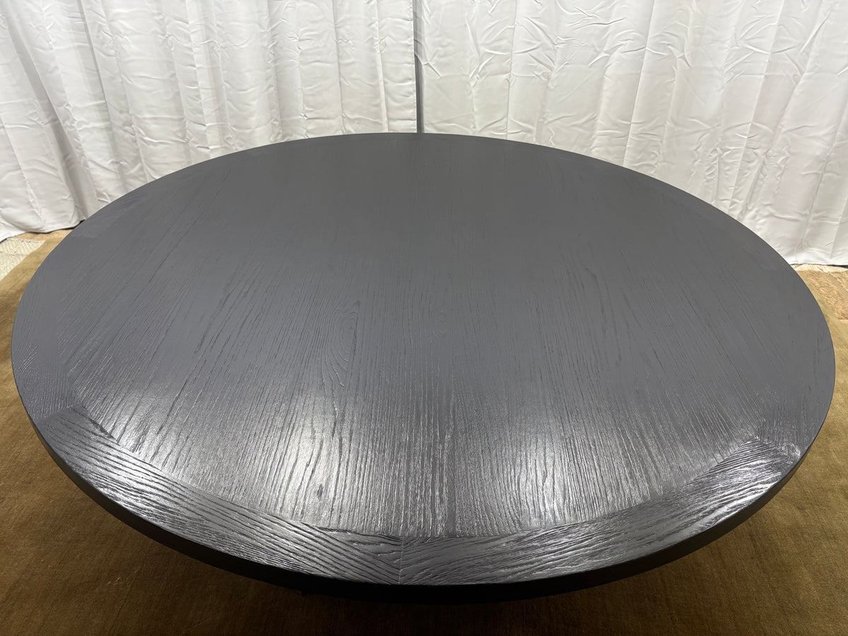Arhaus Sculptural Pedestal Round Dining Table — 72"