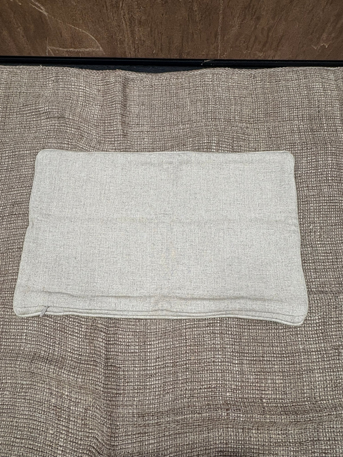 RH Restoration Hardware Custom Italian Pietro Solid Piped Lumbar Pillow Cover