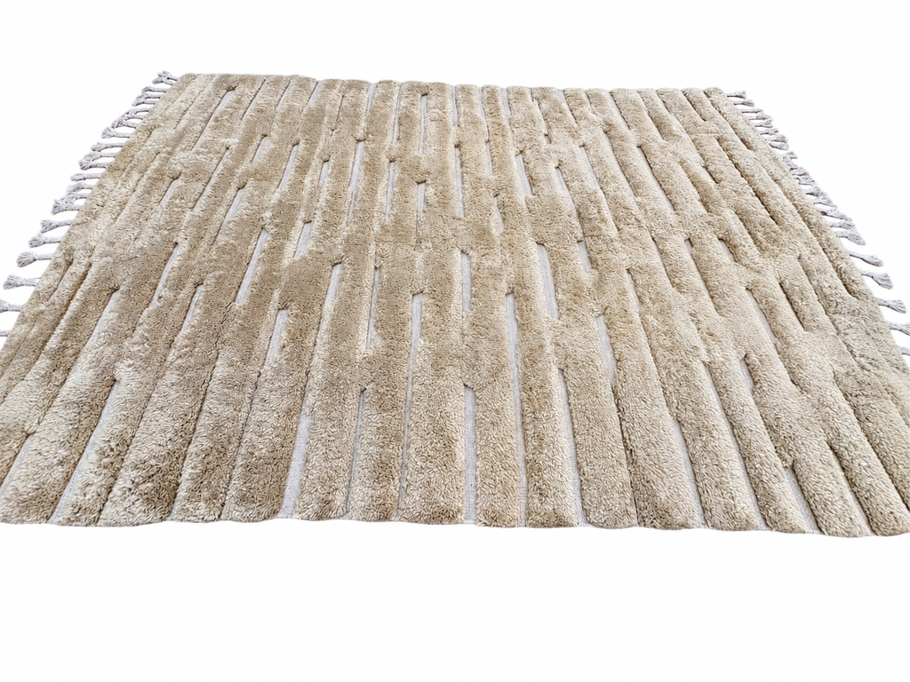 RH Morro Wool Rug – 9' x 12' Wheat | Hand-Knotted New Zealand Wool