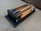 RH Savile Grand Rectangular Sconce Bronze | K9 Crystal Glass & Sand-Cast Brass | Designed by Jonathan Browning