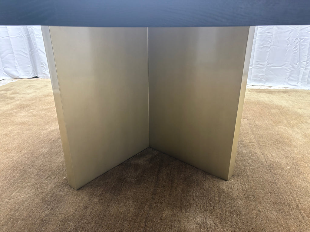 Arhaus Sculptural Pedestal Round Dining Table — 72"