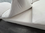 RH Cloud 9' Luxe Sofa — 2-Cushion | Perennials Performance Textured Linen Weave | White