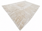 RH Tarras Wool Rug – 10' × 14' Wheat | 100% Hand-Spun Wool | Hand-Knotted | Sculptural High-Low Texture