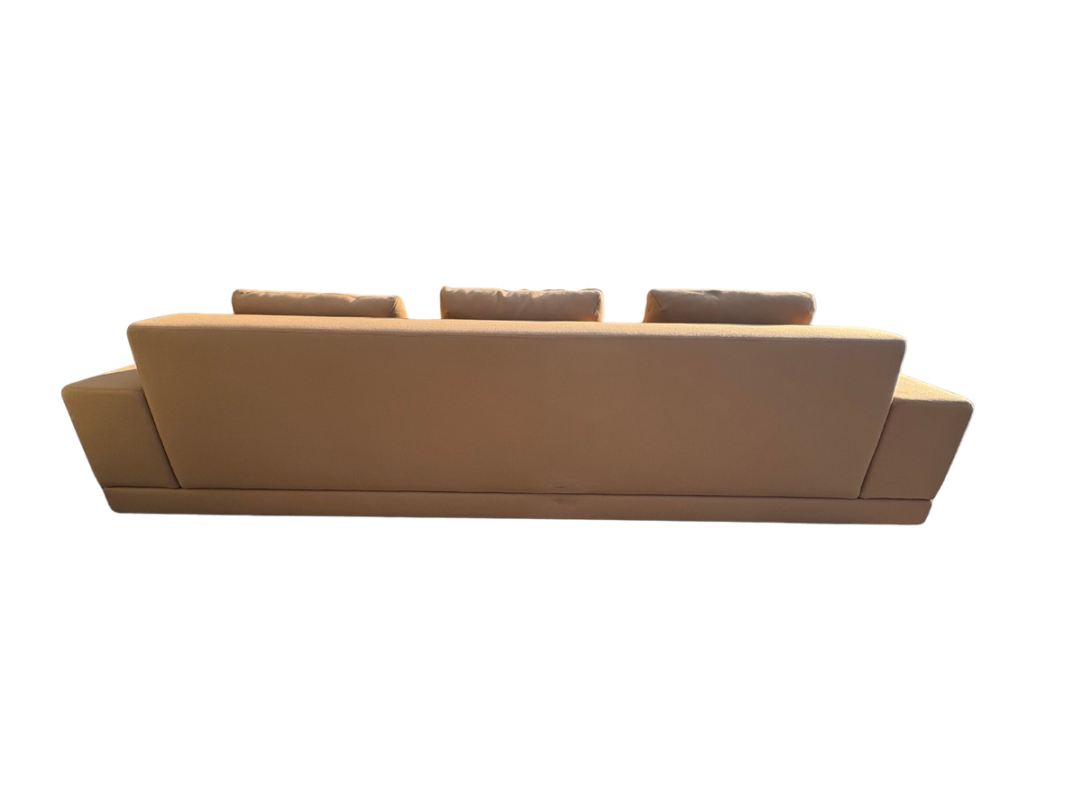 RH Cortona Sofa – 9' Luxe Depth in Holland & Sherry Wool Twill, Camel