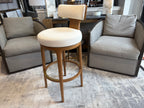 RH Ligné High Back Swivel Bar Stool — Single