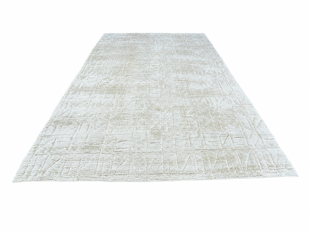 RH Kinari Wool Rug – 10' × 14' Ivory | Wool | Hand-Knotted