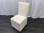 RH Ellison High-Back Fabric Dining Side Chair
Performance Linen Weave — Natural Recessed Caster Base