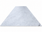 RH Aero Stone Rectangular Dining Table – 120" | Italian Carrara Marble Top | Cast Iron Pedestal Base