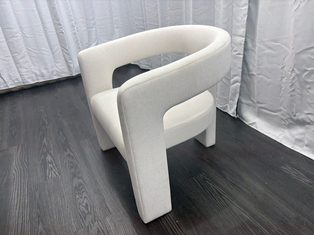 RH Inès Open-Back Lounge Chair