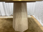 Arhaus Sculptural Stone Pedestal Bistro Table — 38"