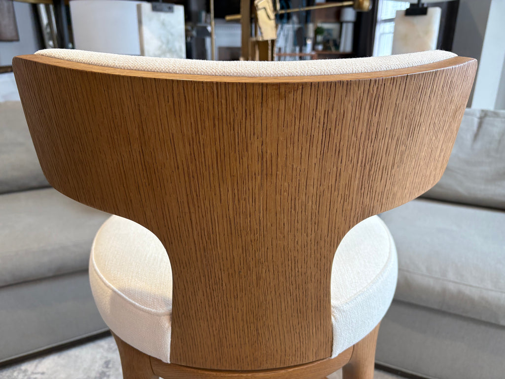 RH Ligné High Back Swivel Bar Stool — Single