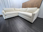 RH Belgian Classic Slope Arm Left-Arm Bench-Cushion L-Sectional