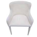 Restoration Hardware Nicola Slope Fabric Dining Side Chairs (Set of 4) – Performance Velvet, Natural