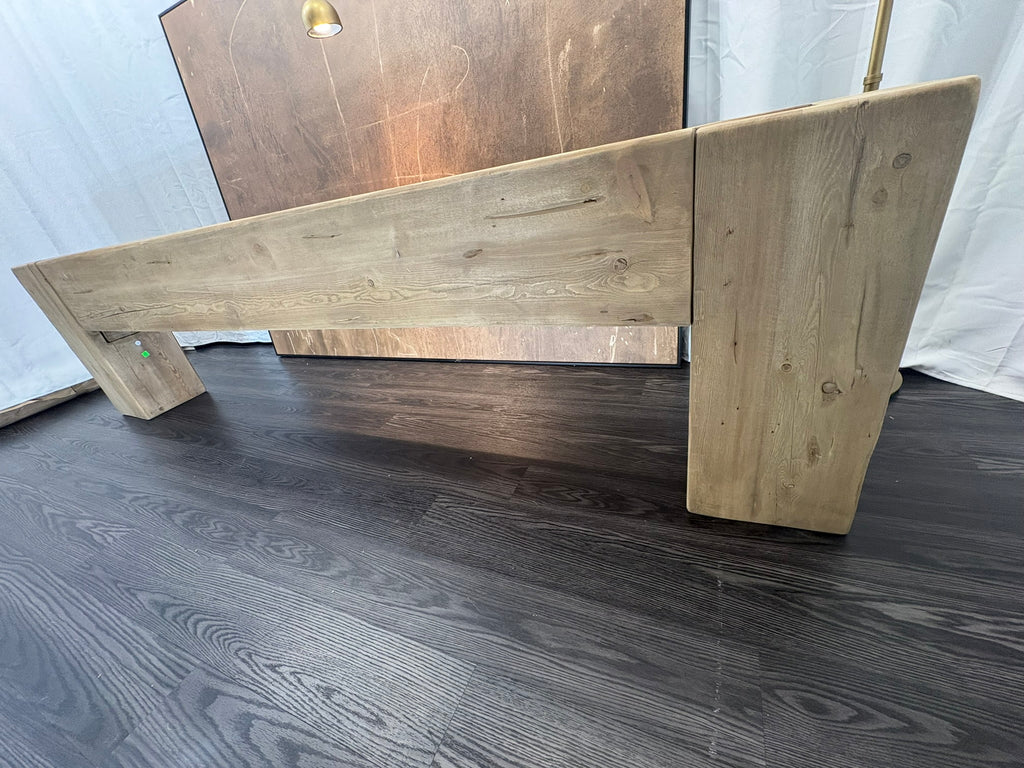 RH Reclaimed English Beam Console Table – 118" – Salvaged Natural
