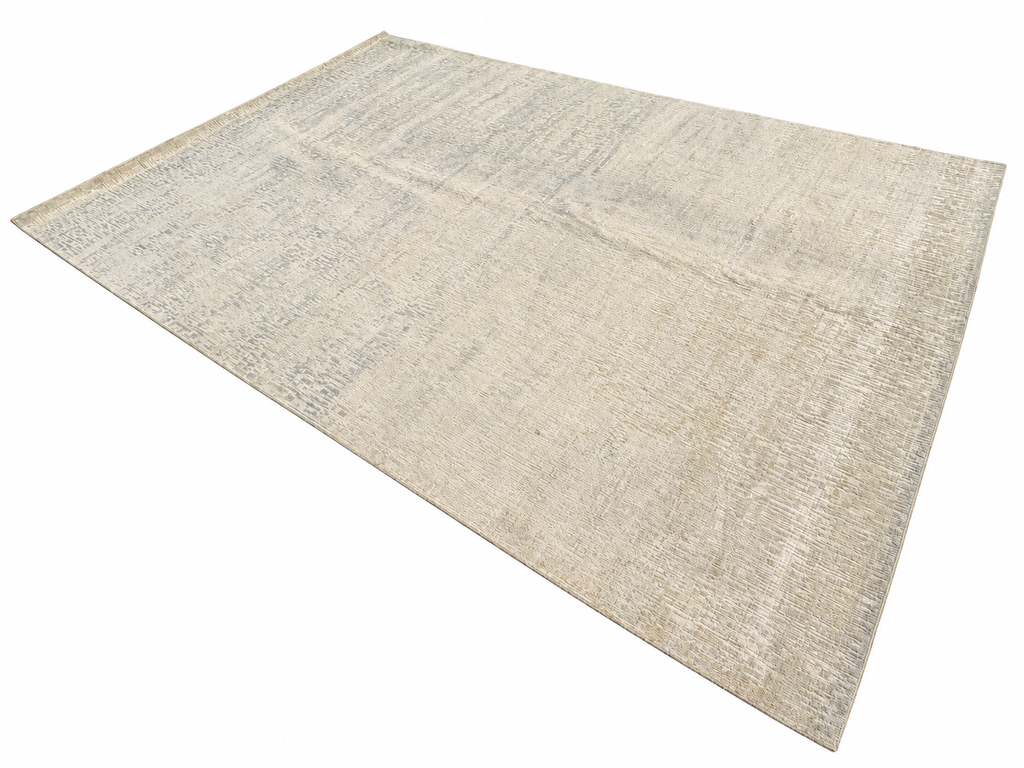 RH Matrice Wool & Silk Rug – 10' × 14' Ivory | Hand-Knotted Wool & Silk