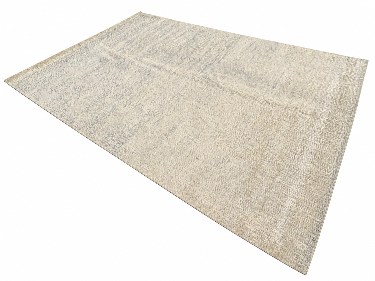 RH Matrice Wool & Silk Rug – 10' × 14' Ivory | Hand-Knotted Wool & Silk