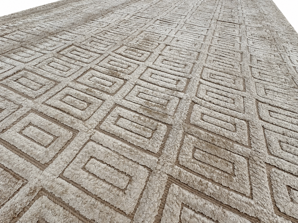 RH Rajouri Silk & Wool Rug – 12' × 15' Bronze | Silk | Hand-Knotted | 100 Knots Per Square Inch | Made in Nepal
