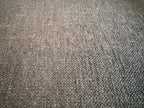 RH Chloé Fabric Armchair | Greige Oak Finish | Performance Linen Weave in Black