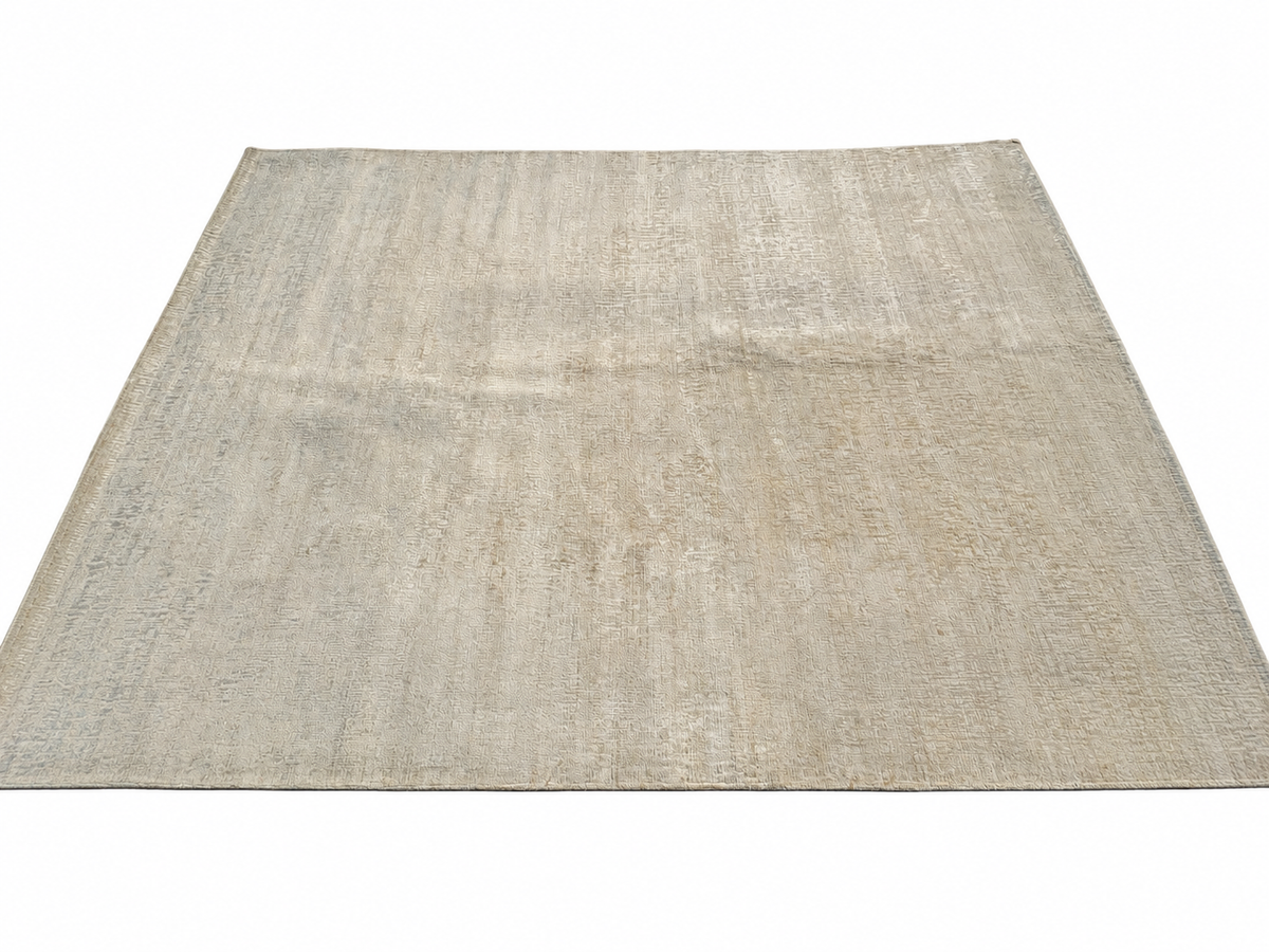 RH Matrice Wool & Silk Rug – 10' × 14' Ivory | Hand-Knotted Wool & Silk