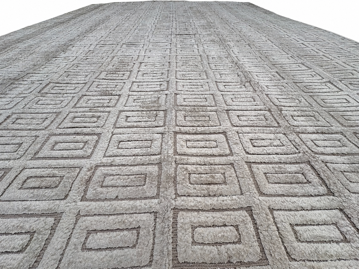 RH Rajouri Silk & Wool Rug – 12' × 15' Bronze | Silk | Hand-Knotted | 100 Knots Per Square Inch | Made in Nepal