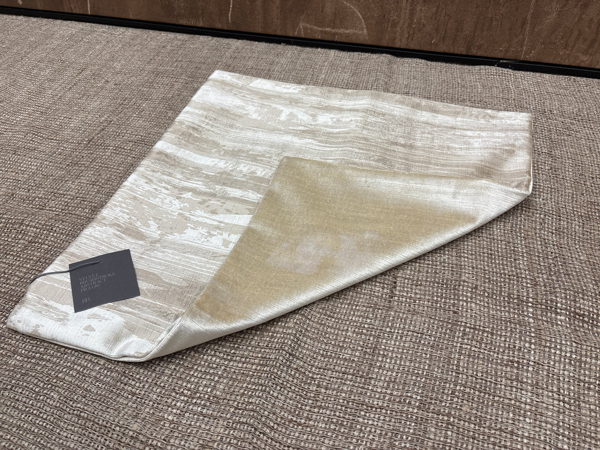 RH Restoration Hardware Velvet Brushstroke Abstract Pillow Cover