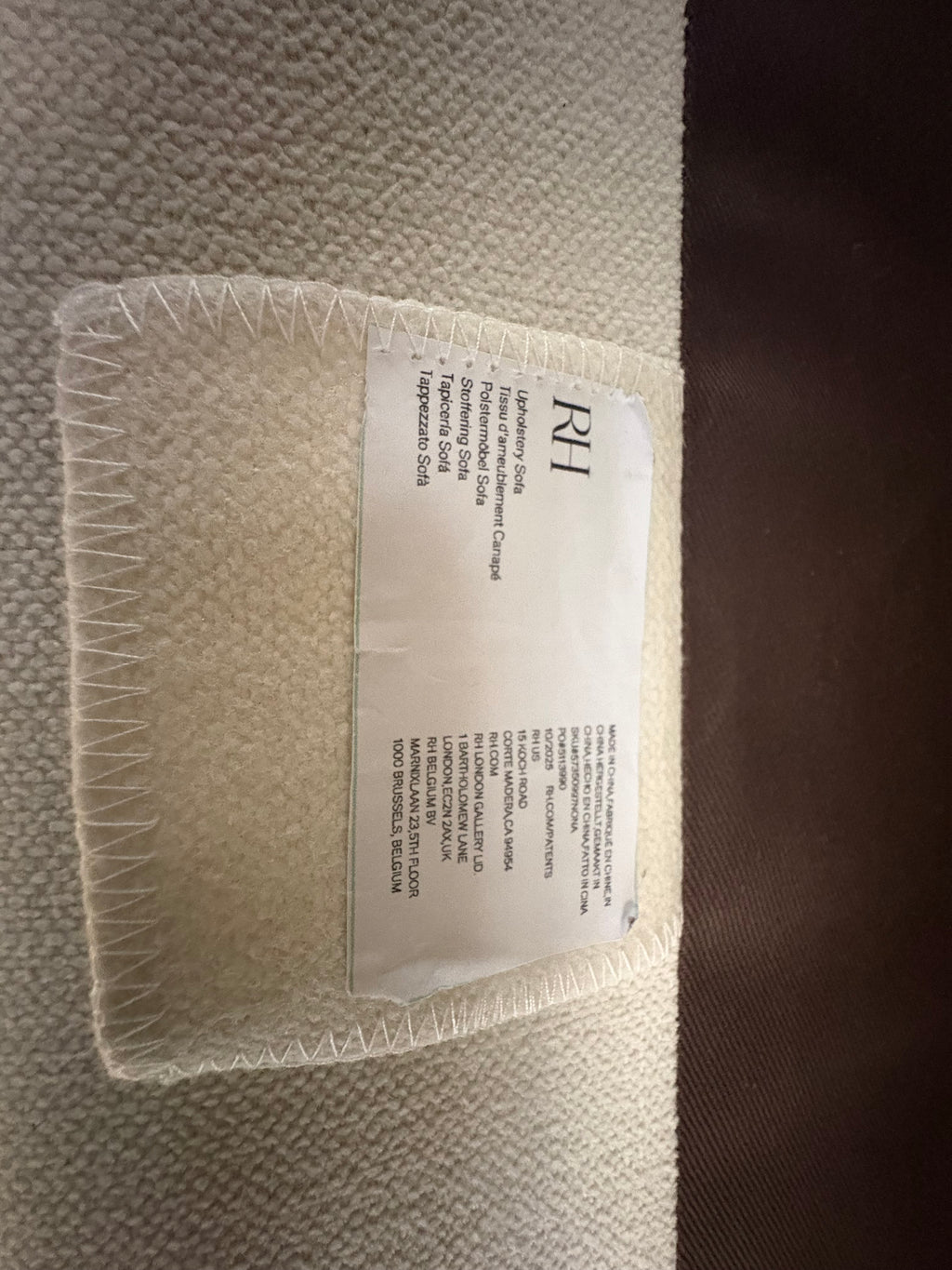 RH Kensington 2-Cushion Sofa