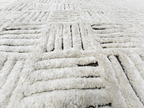 RH Basanti Rug – 9' × 12' Marled Ivory/Charcoal | Hand-Knotted Wool Blend | Contemporary Himalayan-Inspired Design (Rug 2)