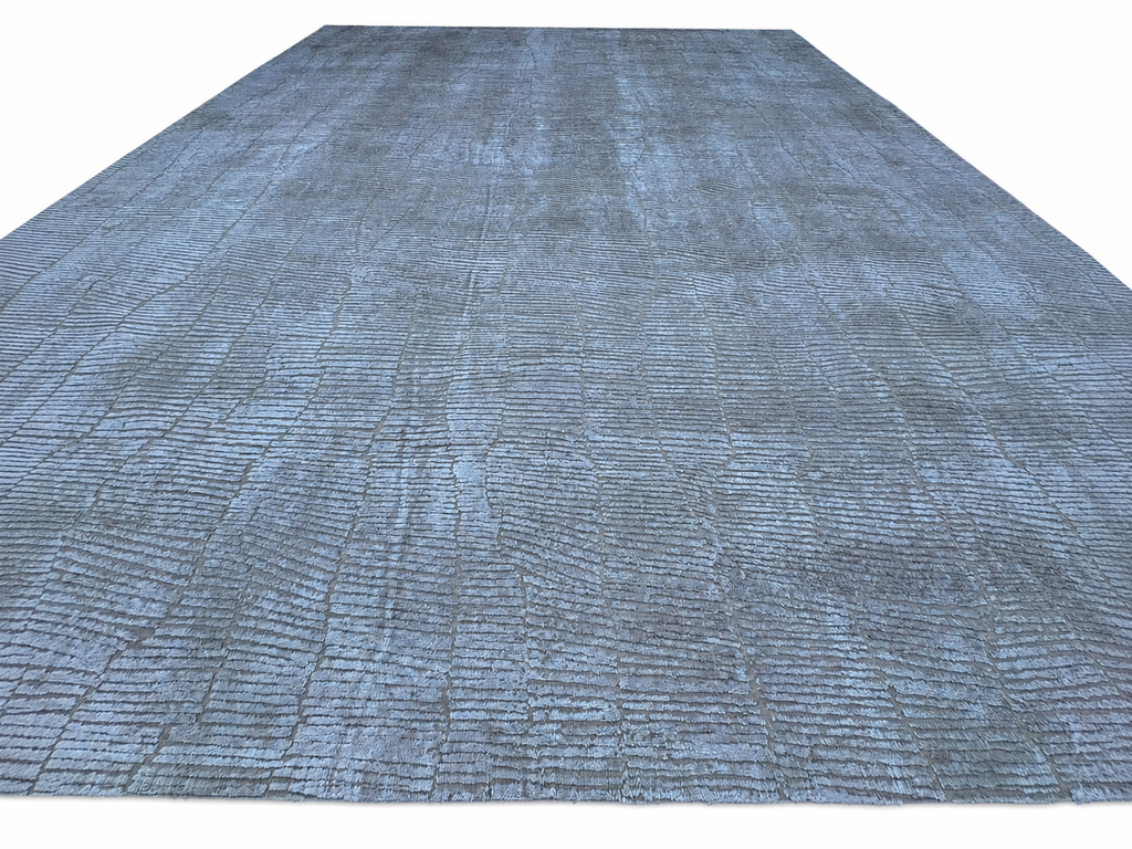 RH Lasya Silk & Wool Rug – 12' × 15' Sand | Hand-Knotted Silk & Wool