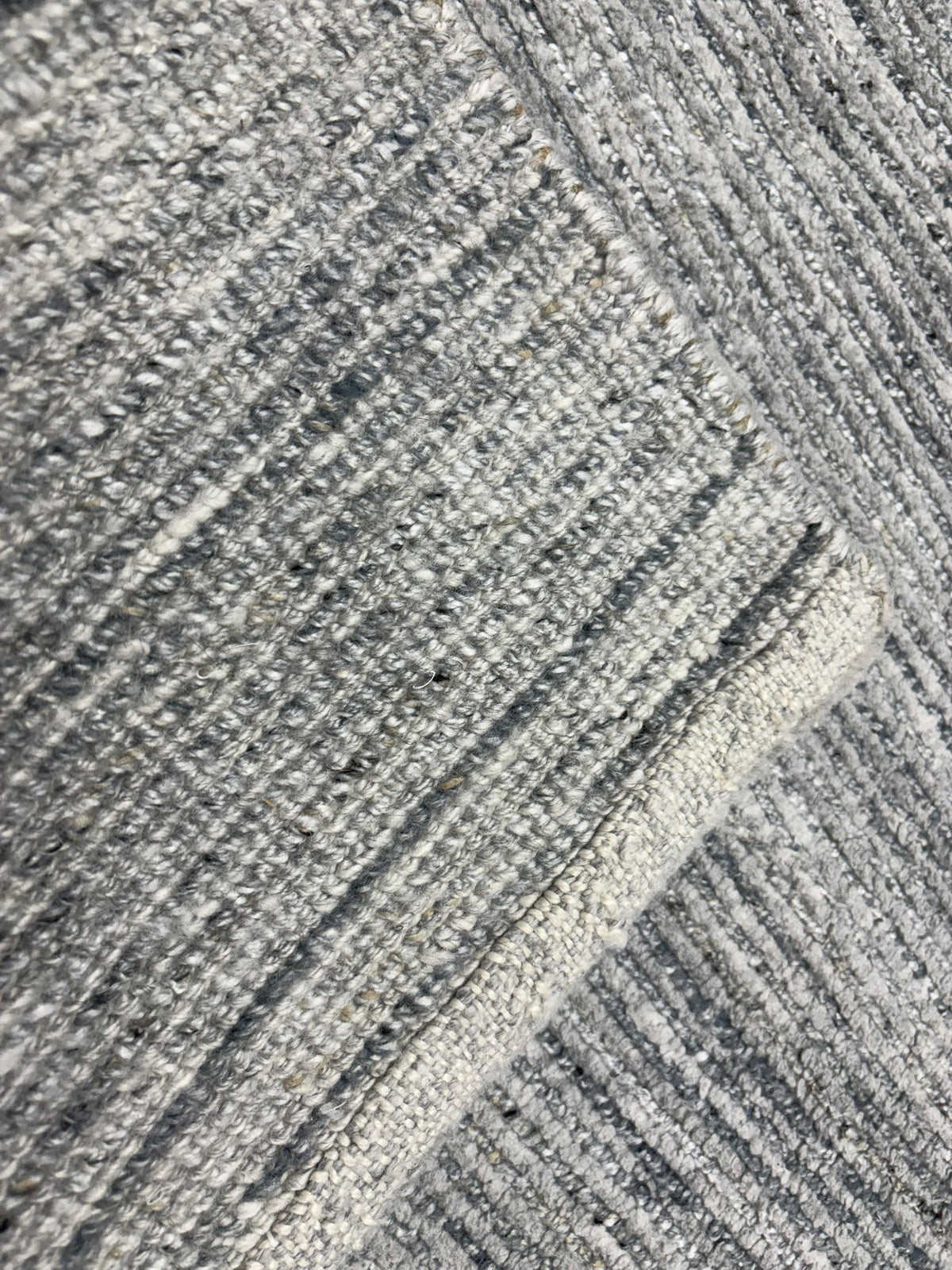 RH Performance Rug – Approx. 9' × 12' Marled Ocean (Attributed) | Hand-Loomed Performance Construction | Textural Contemporary Design