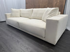 RH Bella 2-Cushion Sofa – 9' Classic Depth - Performance Linen Weave | Natural | Made in Italy