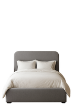 Arhaus Upholstered King Bed – Neutral Linen Weave – Open Box