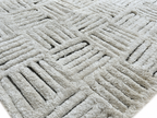 RH Basanti Rug – 9' × 12' Marled Ivory/Charcoal | Hand-Knotted Wool Blend | Contemporary Himalayan-Inspired Design (Rug 2)