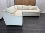 RH Belgian Classic Slope Arm Left-Arm Bench-Cushion L-Sectional