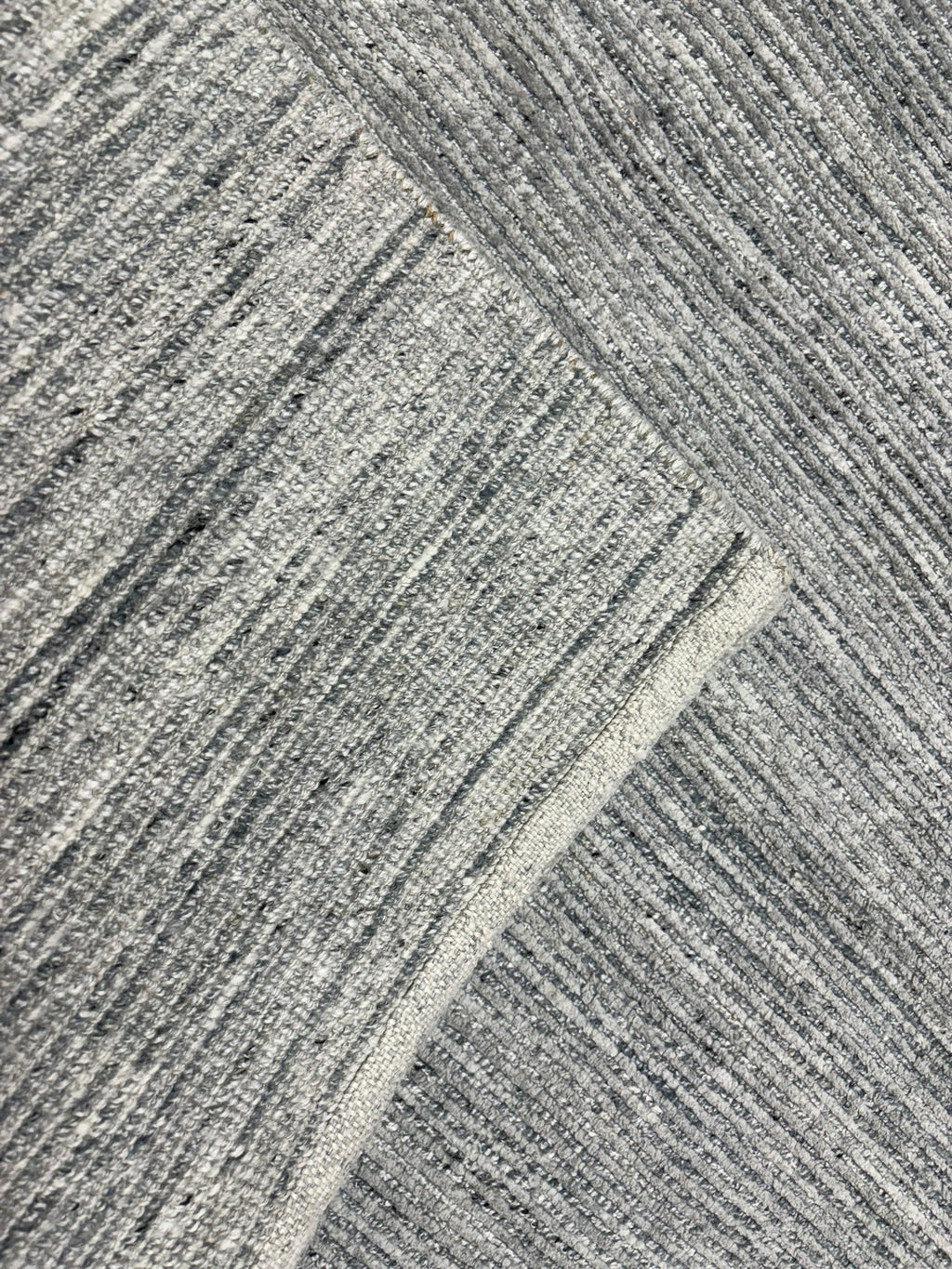 RH Performance Rug – Approx. 9' × 12' Marled Ocean (Attributed) | Hand-Loomed Performance Construction | Textural Contemporary Design