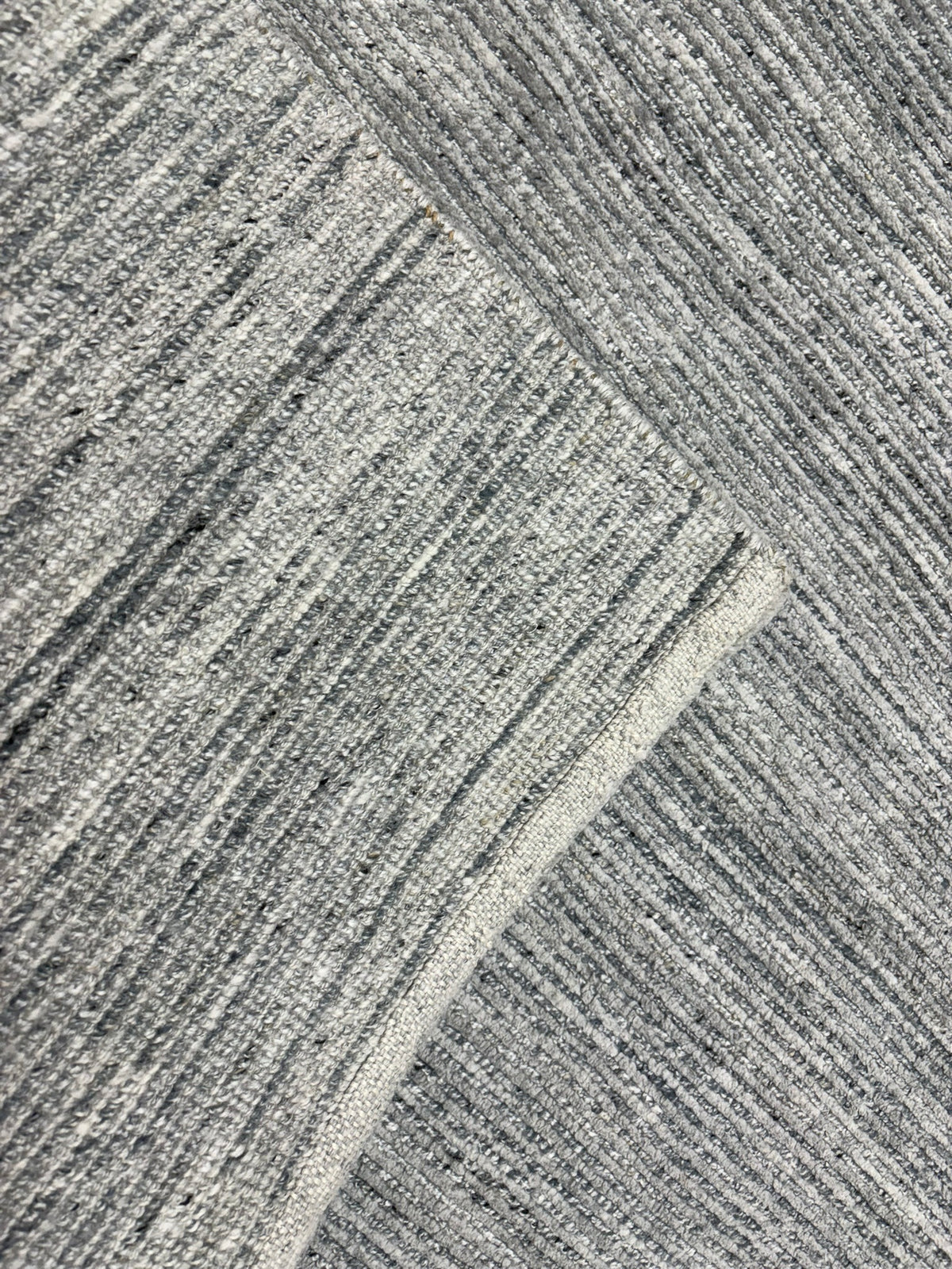 RH Performance Rug – Approx. 9' × 12' Marled Ocean (Attributed) | Hand-Loomed Performance Construction | Textural Contemporary Design