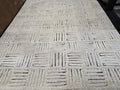 RH Basanti Rug – 9' × 12' Marled Ivory/Charcoal | Hand-Knotted Wool Blend | Contemporary Himalayan-Inspired Design