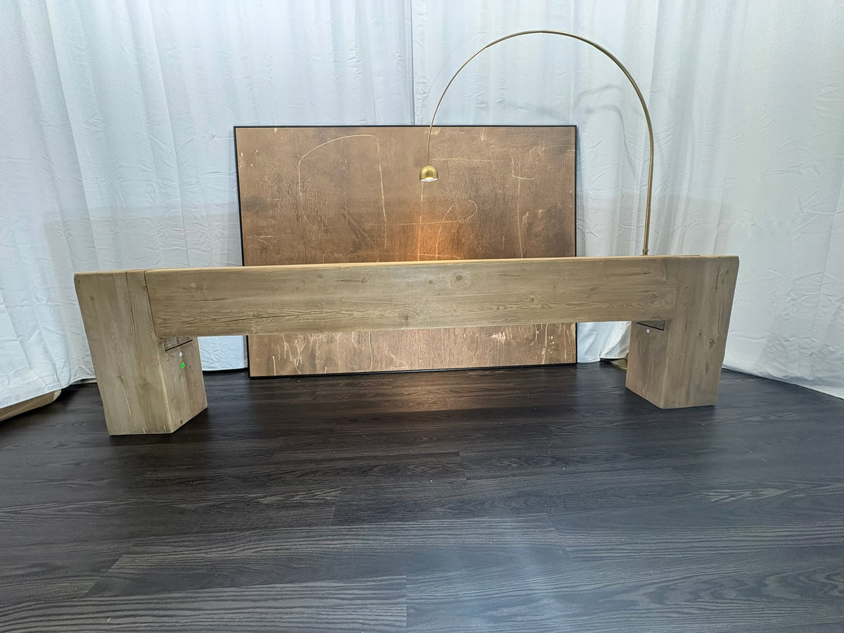 RH Reclaimed English Beam Console Table – 118" – Salvaged Natural