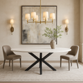 Williams-Sonoma Oval Dining Tabletop – 70" Blizzard Caesarstone (Tabletop Only, Base Not Included)