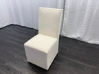 RH Ellison High-Back Fabric Dining Side Chair
Performance Linen Weave — Natural Recessed Caster Base