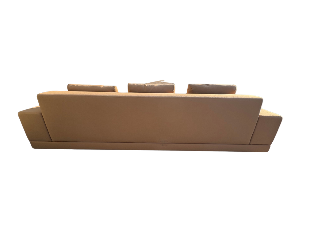 RH Cortona Sofa – 9' Luxe Depth in Holland & Sherry Wool Twill, Camel