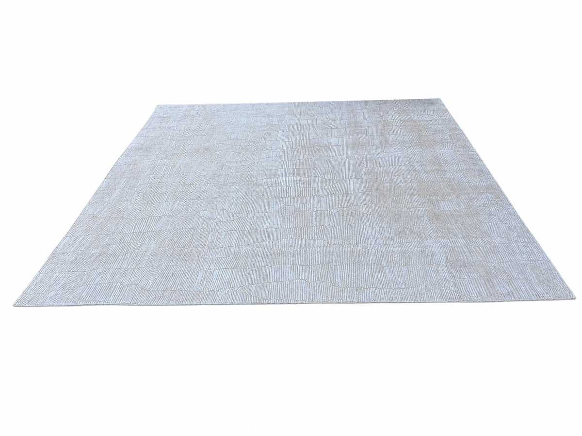 RH Lasya Silk & Wool Rug – 12' × 15' Sand | Hand-Knotted Silk & Wool