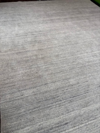 RH Amara Wool Rug – Marled Light Grey (8x10)