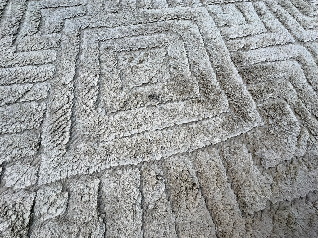 RH Talsari Silk & Wool Rug – 12' × 15' Wheat | Hand-Knotted Silk & Wool | 100 Tibetan Knots Per Square Inch | Made in Nepal