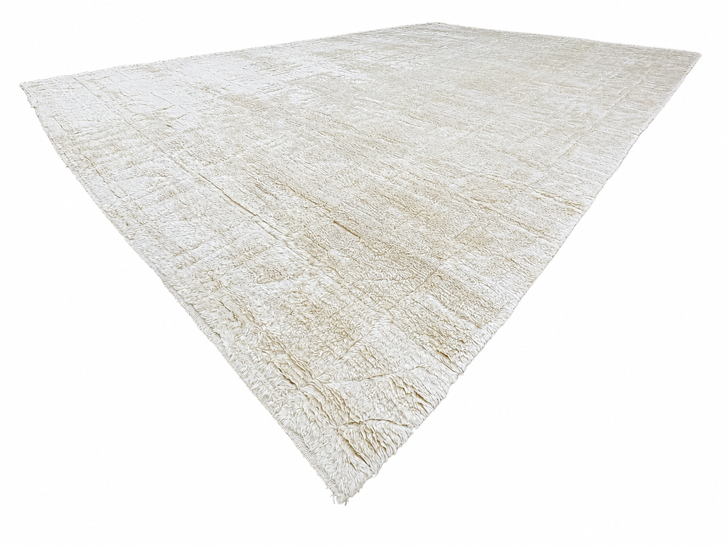RH Kinari Wool Rug – 10' × 14' Ivory | Wool | Hand-Knotted
