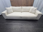 RH Bella 2-Cushion Sofa – 9' Classic Depth - Performance Linen Weave | Natural | Made in Italy