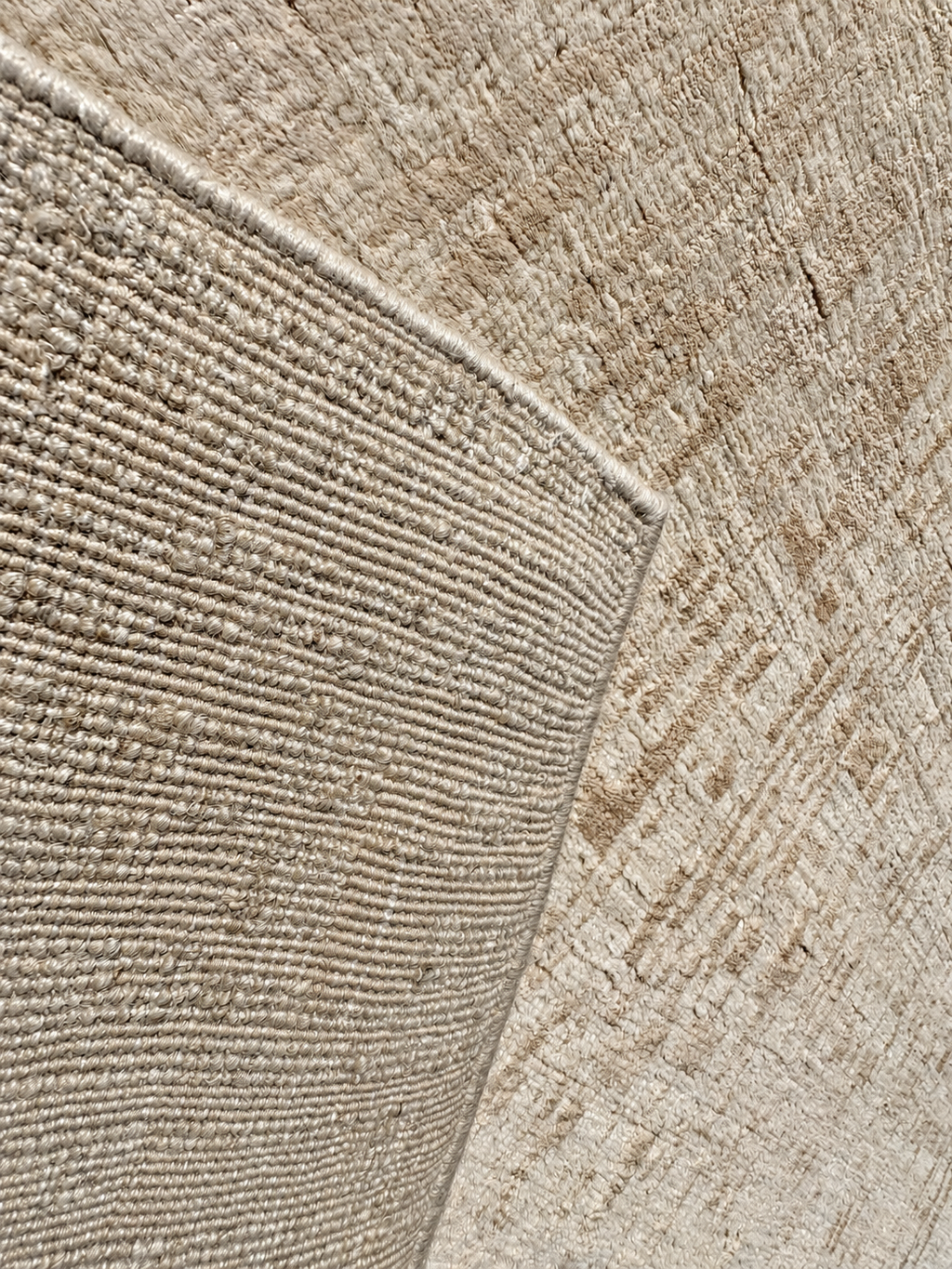 RH Matrice Wool & Silk Rug – 10' × 14' Ivory | Hand-Knotted Wool & Silk