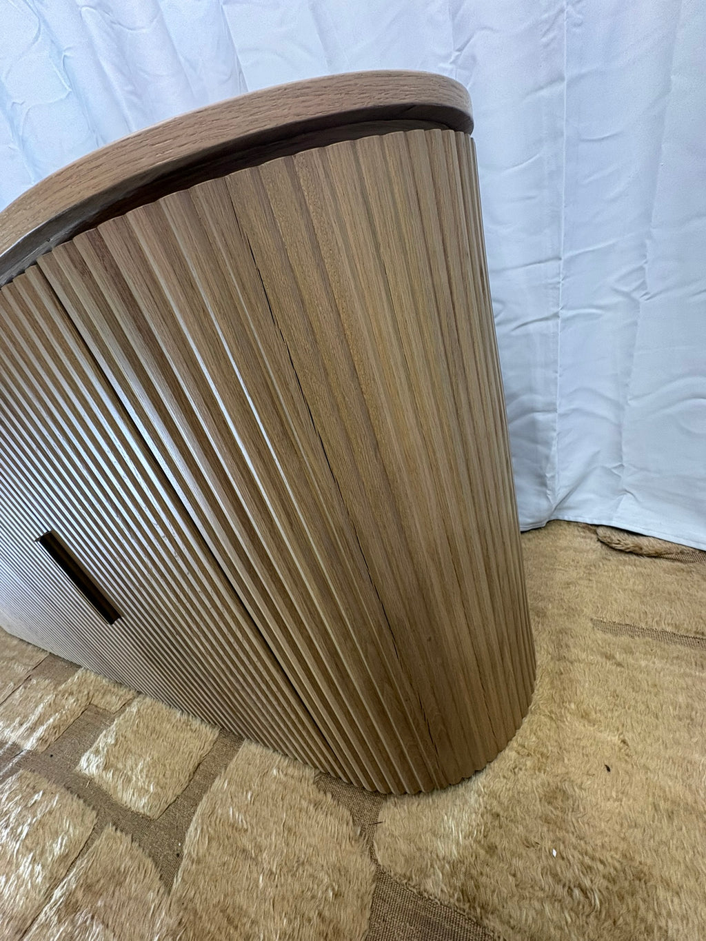 RH Byron 4-Door Sideboard — 84” Light Oak | Reeded American White Oak | Artisan Crafted (3 of 3)