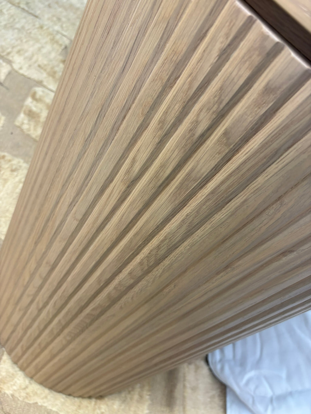 RH Byron 4-Door Sideboard — 84” Light Oak | Reeded American White Oak | Artisan Crafted (2 of 3)