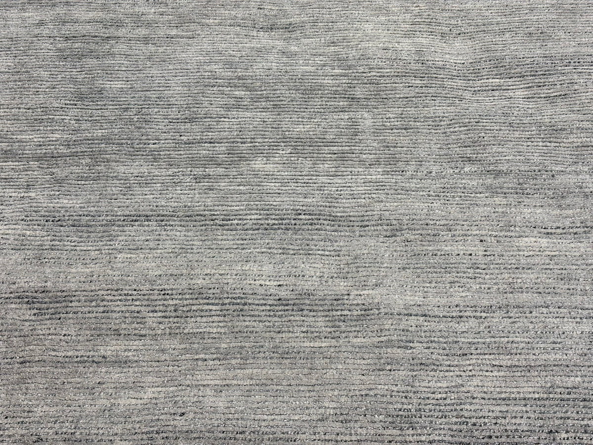 RH Performance Rug – Approx. 9' × 12' Marled Ocean (Attributed) | Hand-Loomed Performance Construction | Textural Contemporary Design